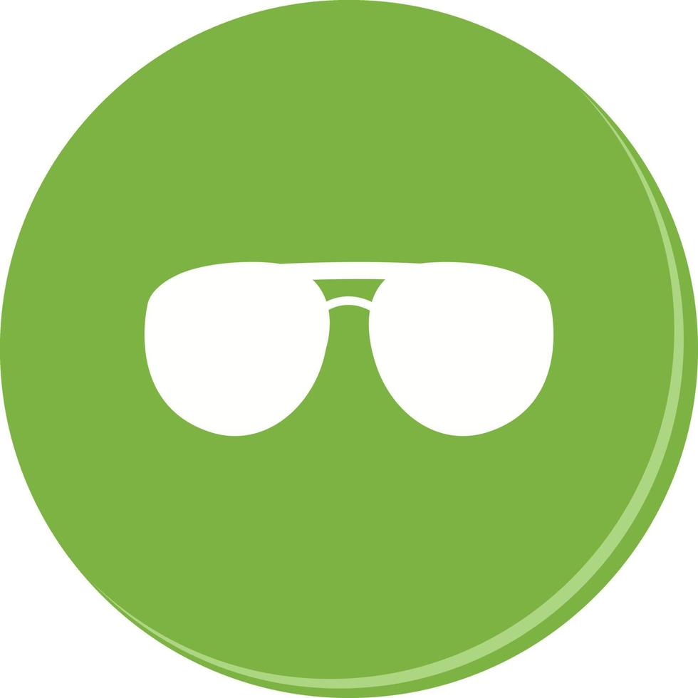 icono de vector de gafas únicas