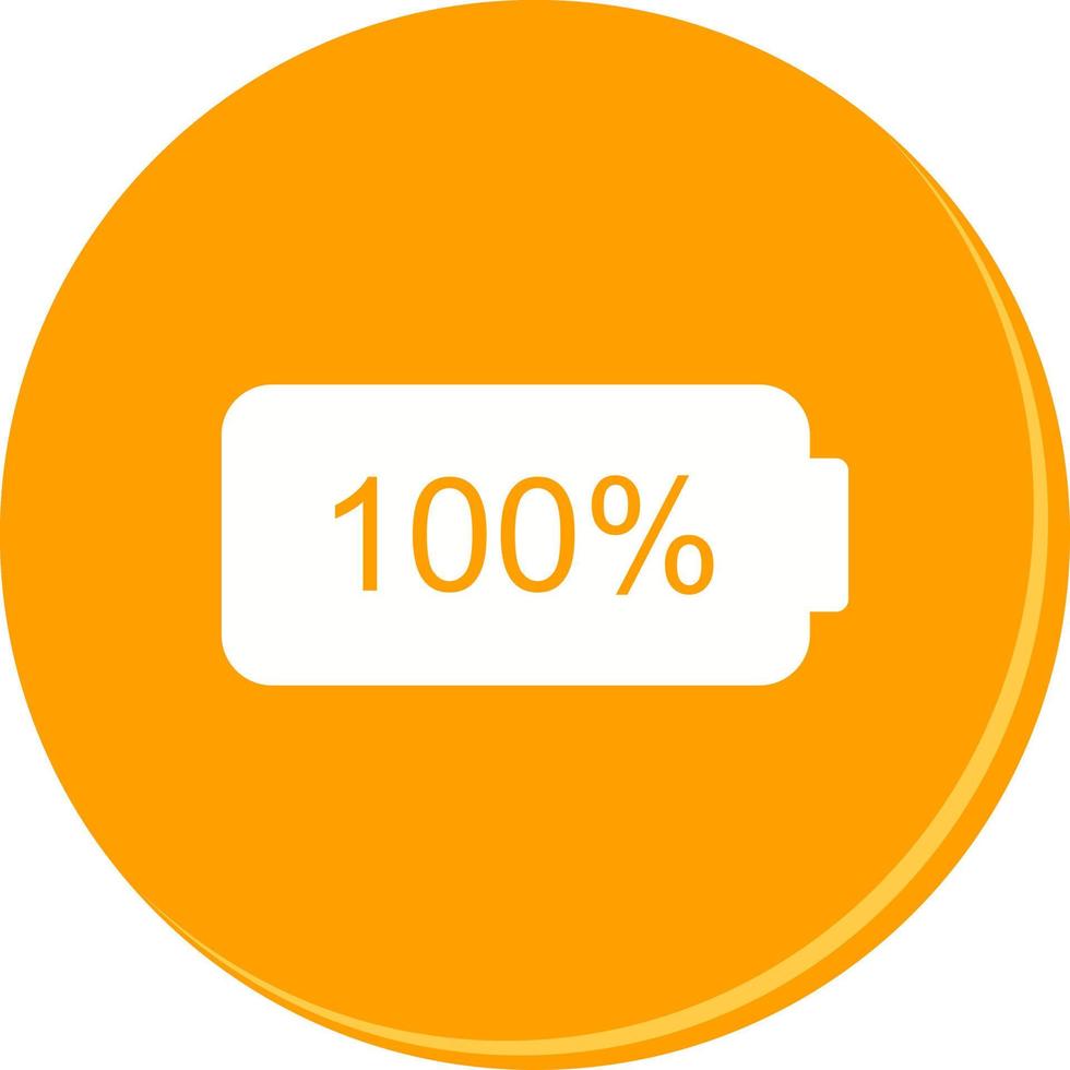 Unique Full Battery Vector Icon