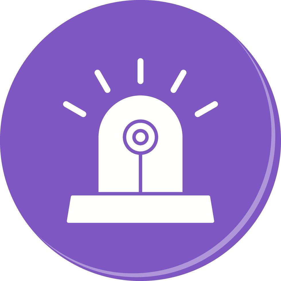 Unique Siren Vector Icon