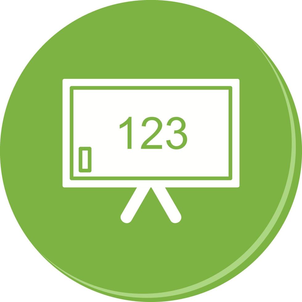 Unique Classroom Board Vector Icon