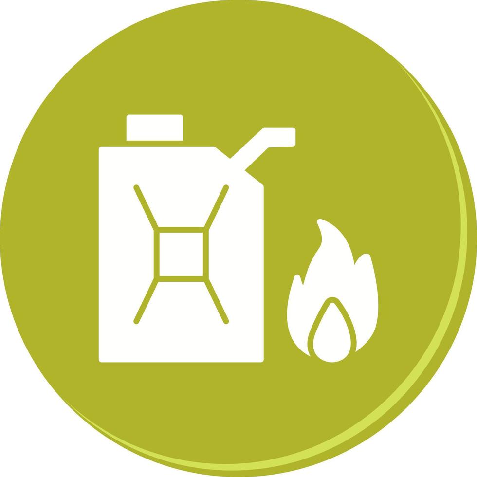 Unique Fuel to Fire Vector Icon