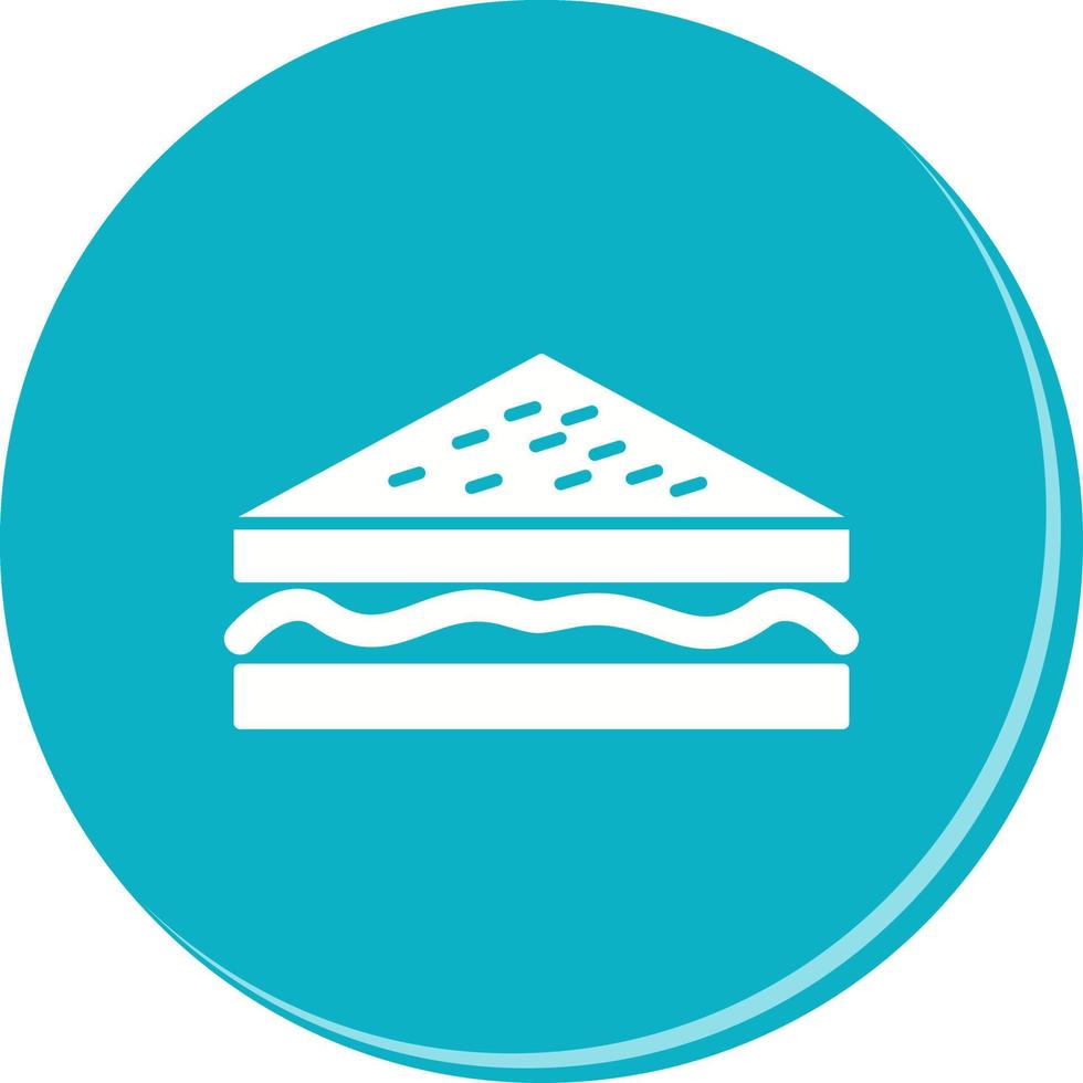 Unique Sandwich Vector Icon