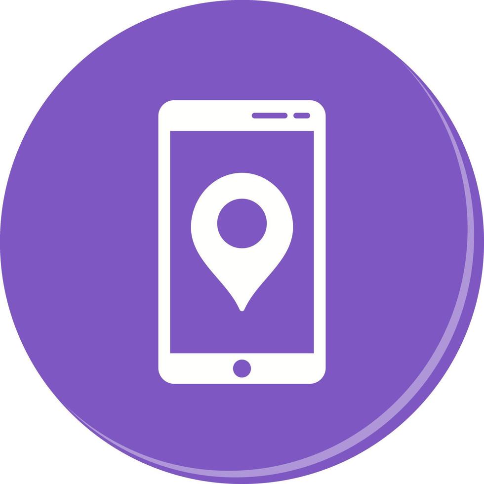 Unique GPS Service Vector Icon