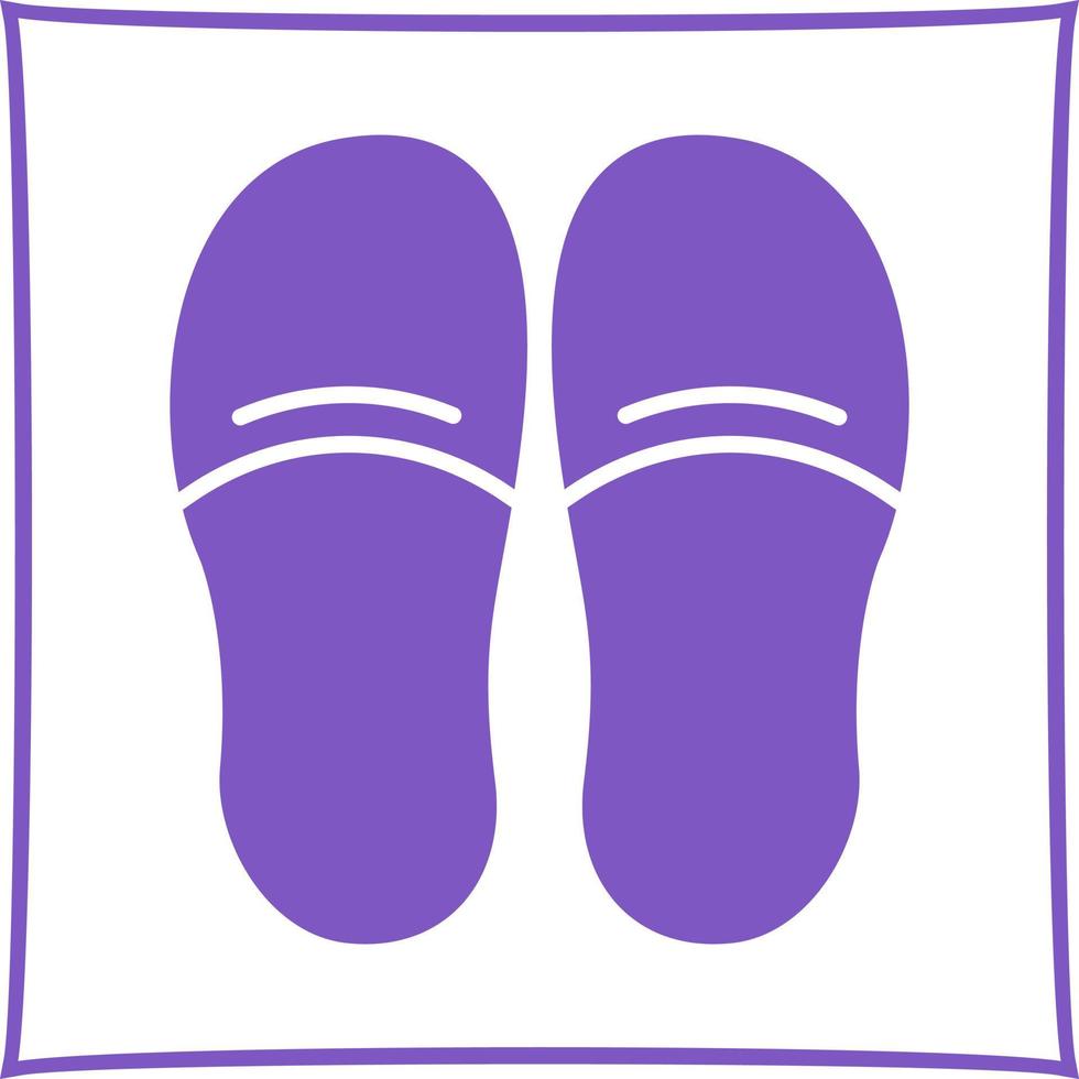 Slippers Vector Icon