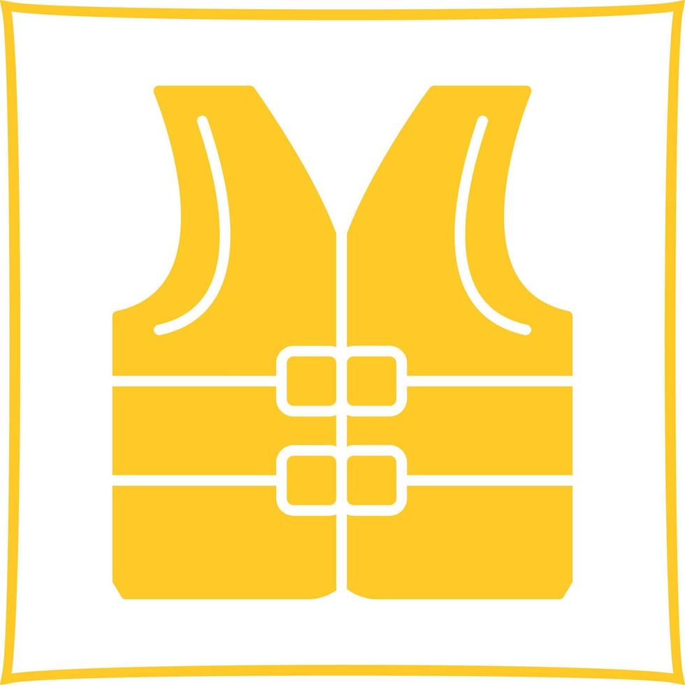 Life jacket Vector Icon