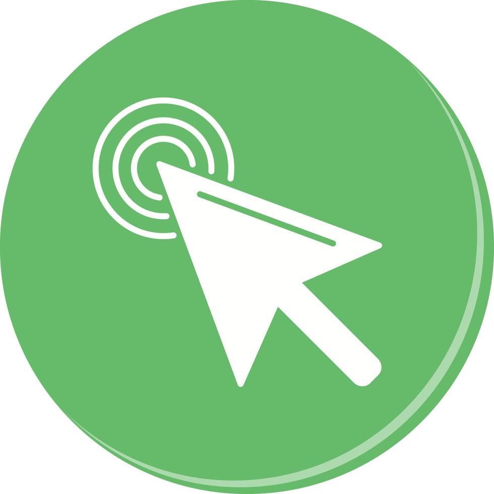 Unique Click Vector Icon