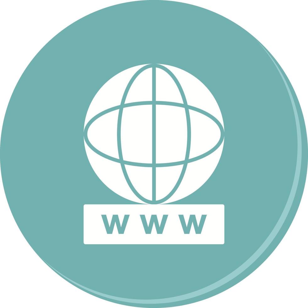 Unique World Wide Web Vector Icon