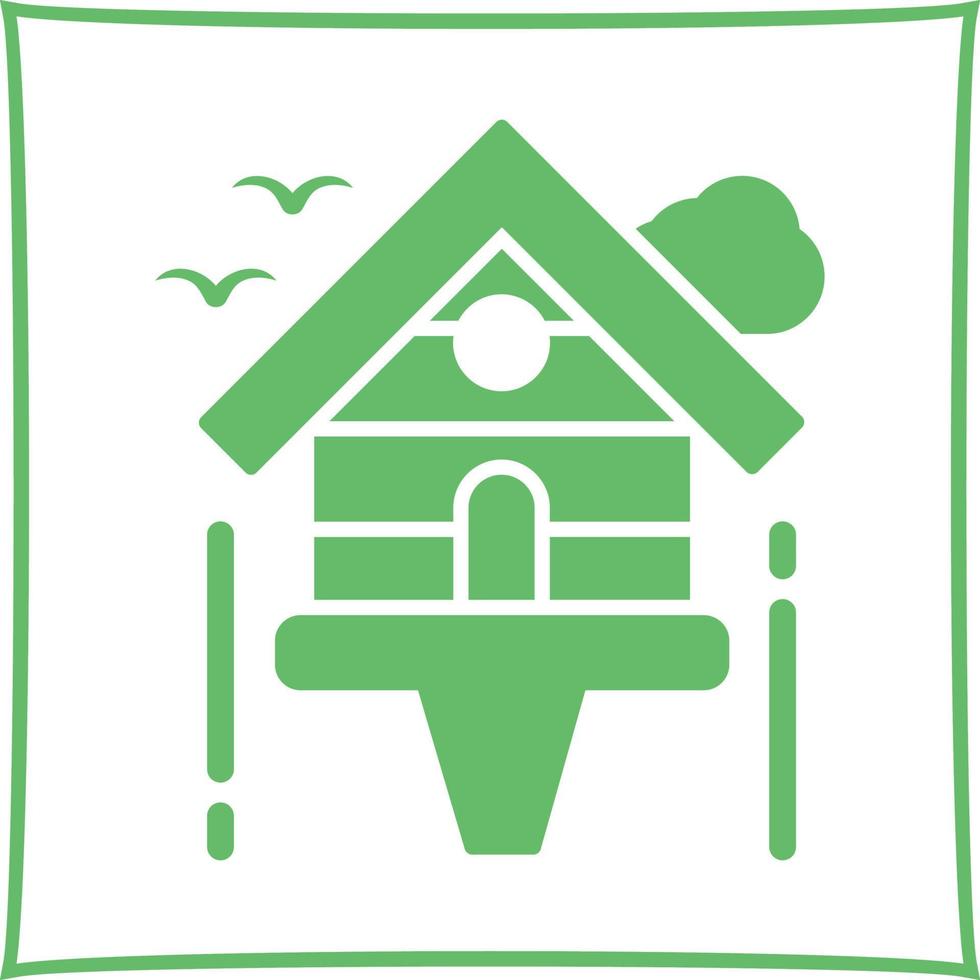 Birdhouse Vector Icon