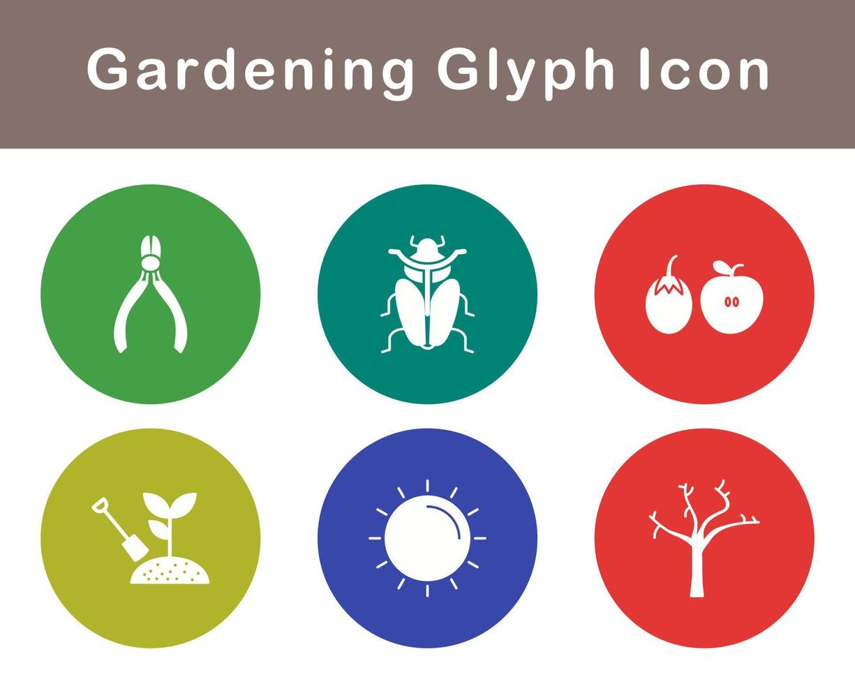 Gardening Vector Icon Set