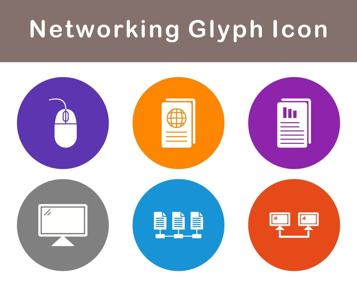 Networking Vector Icon Set