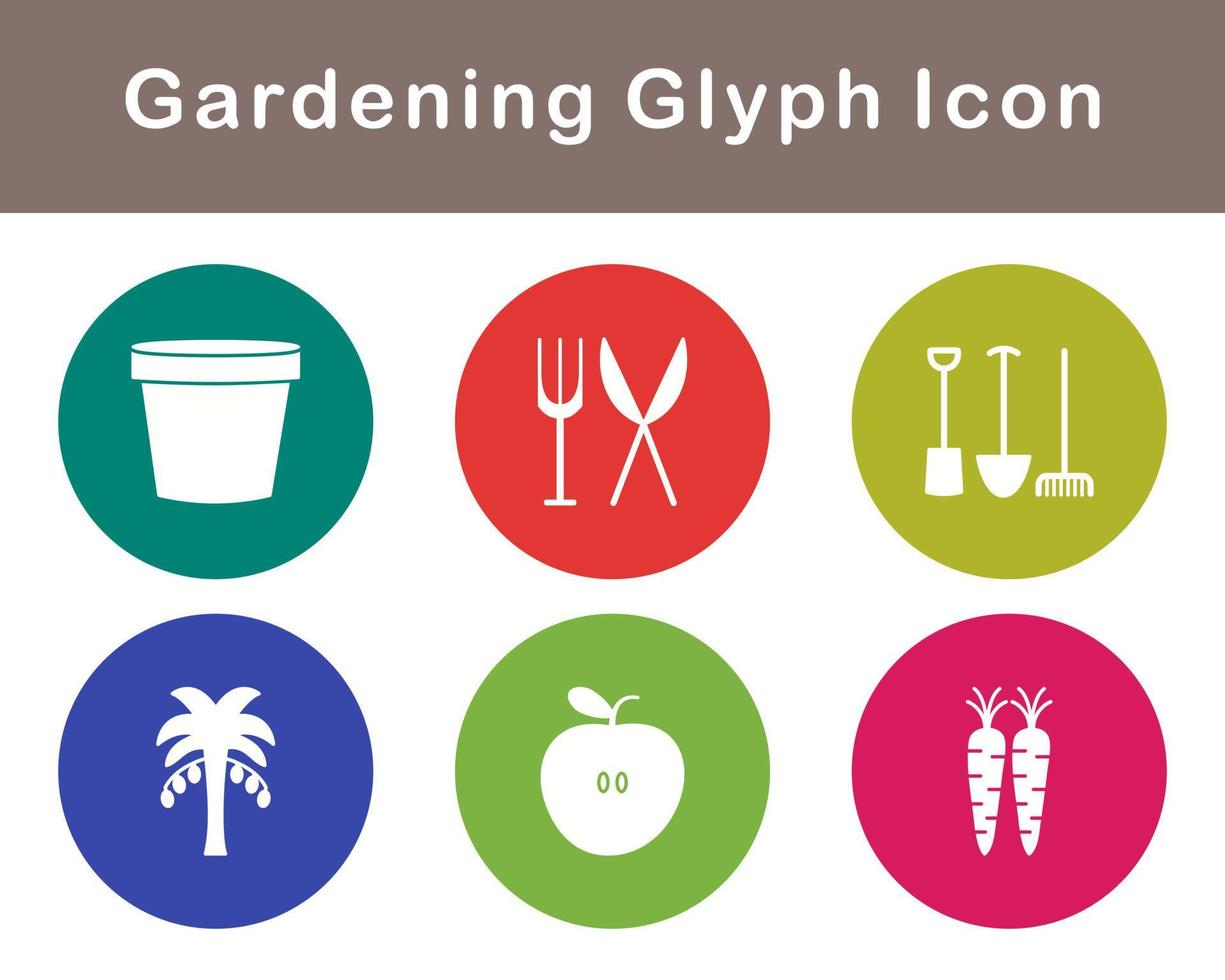 Gardening Vector Icon Set