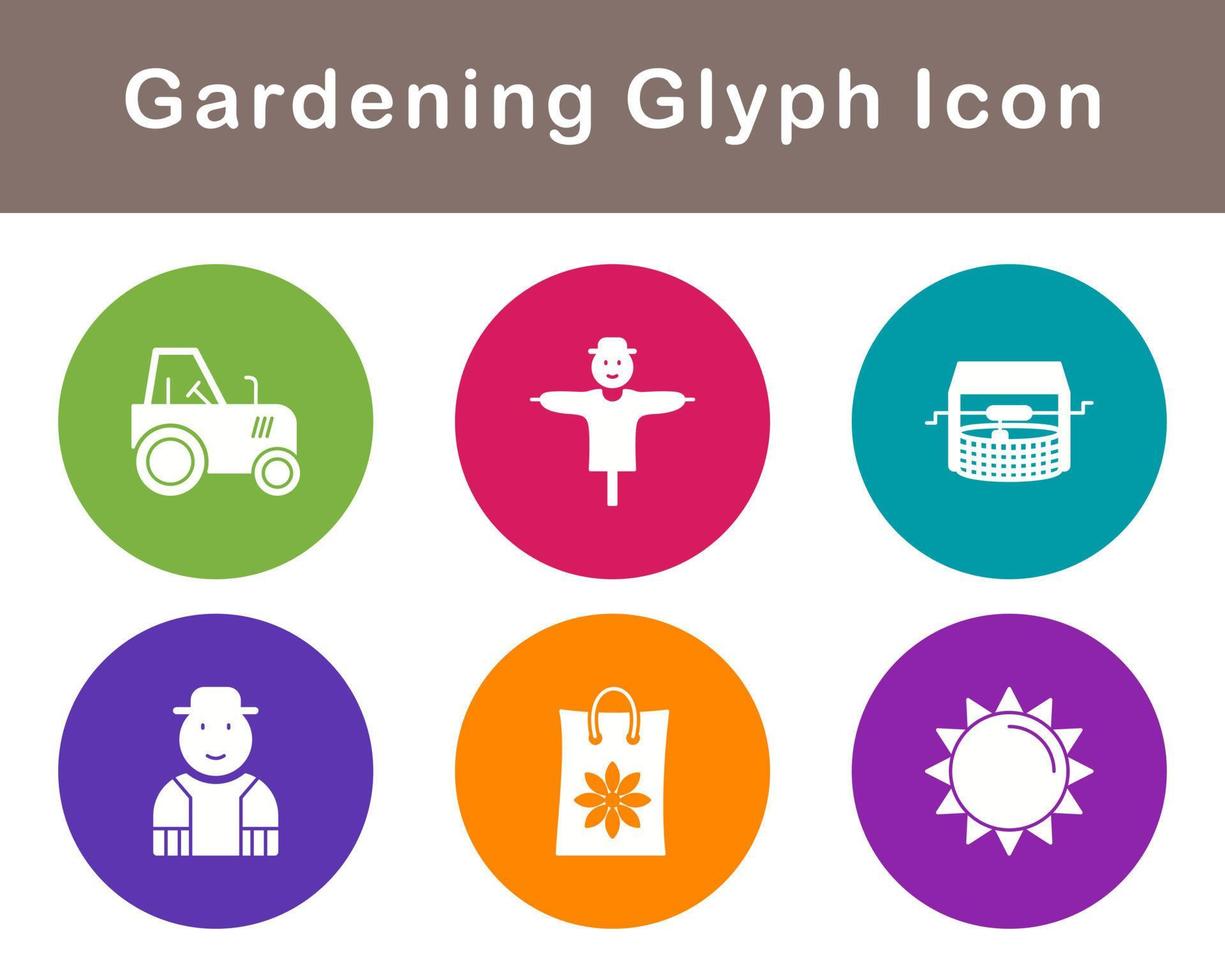 Gardening Vector Icon Set