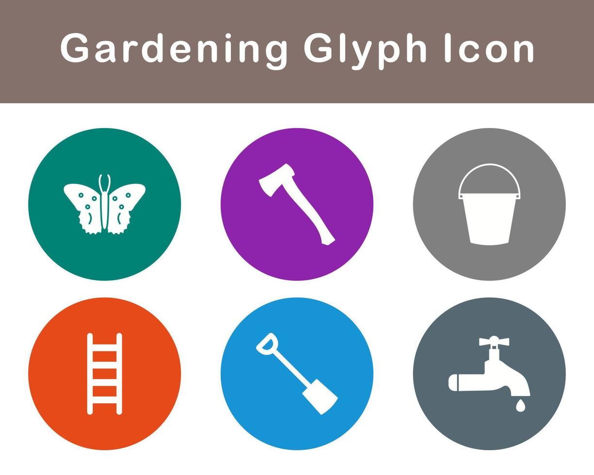 Gardening Vector Icon Set