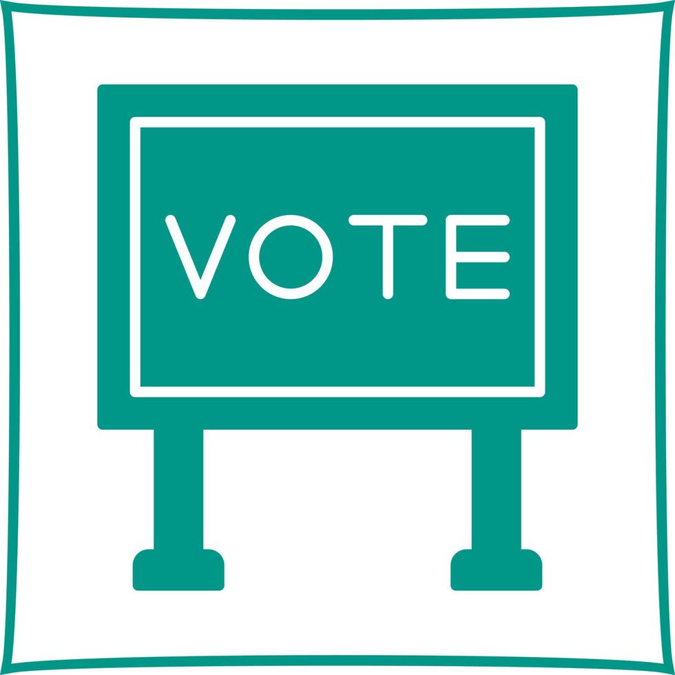 Billboard Vector Icon