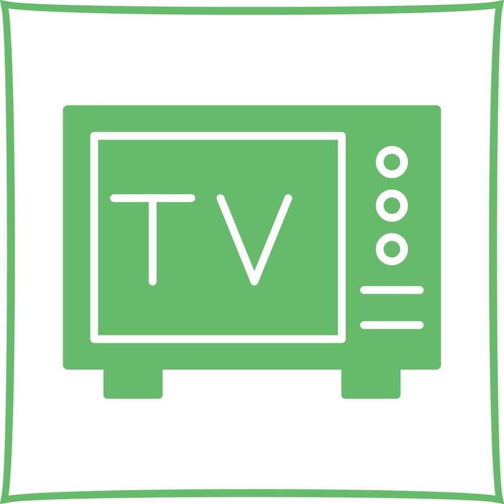 icono de vector de tv