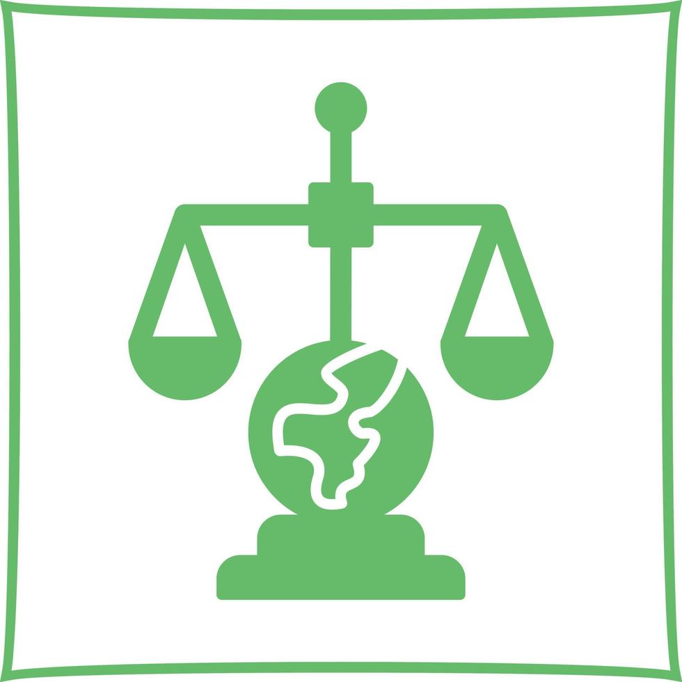 International Law Vector Icon