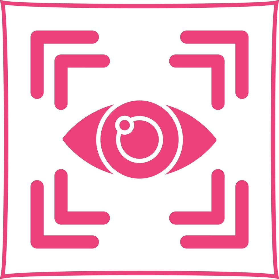 Eye Scan Vector Icon