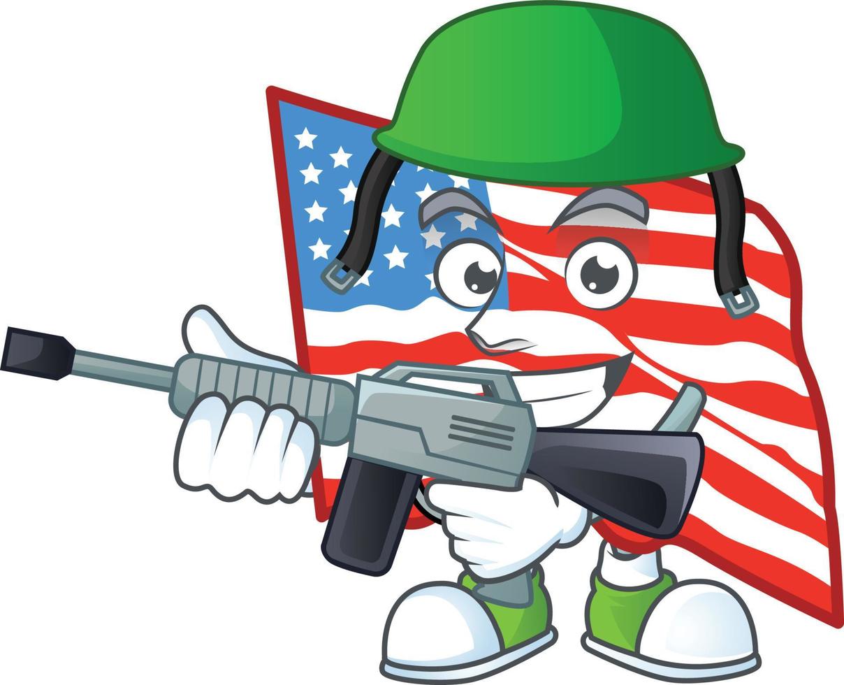 USA flag icon design vector