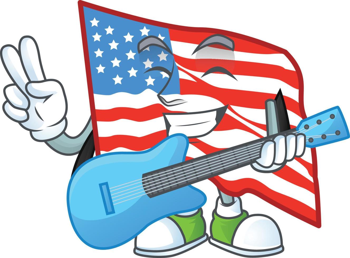 USA flag icon design vector