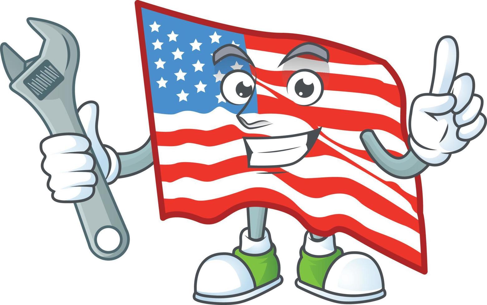 USA flag icon design vector