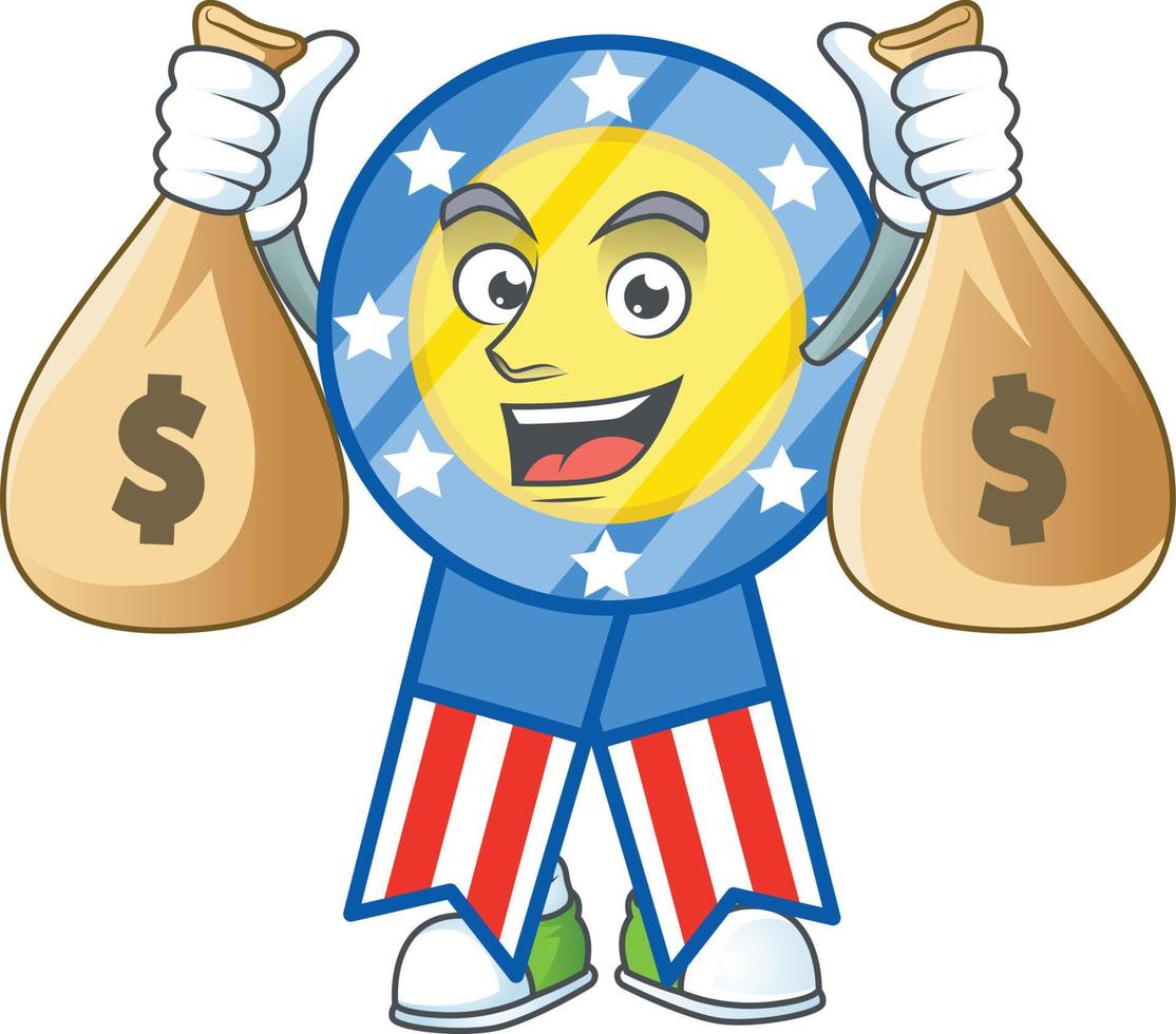 USA medal icon design vector
