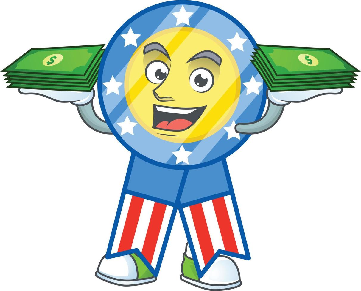 USA medal icon design vector