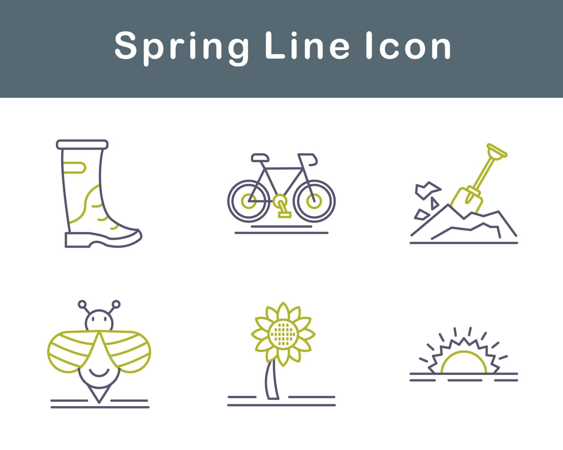 Spring Vector Icon Set 20708117 Vector Art at Vecteezy