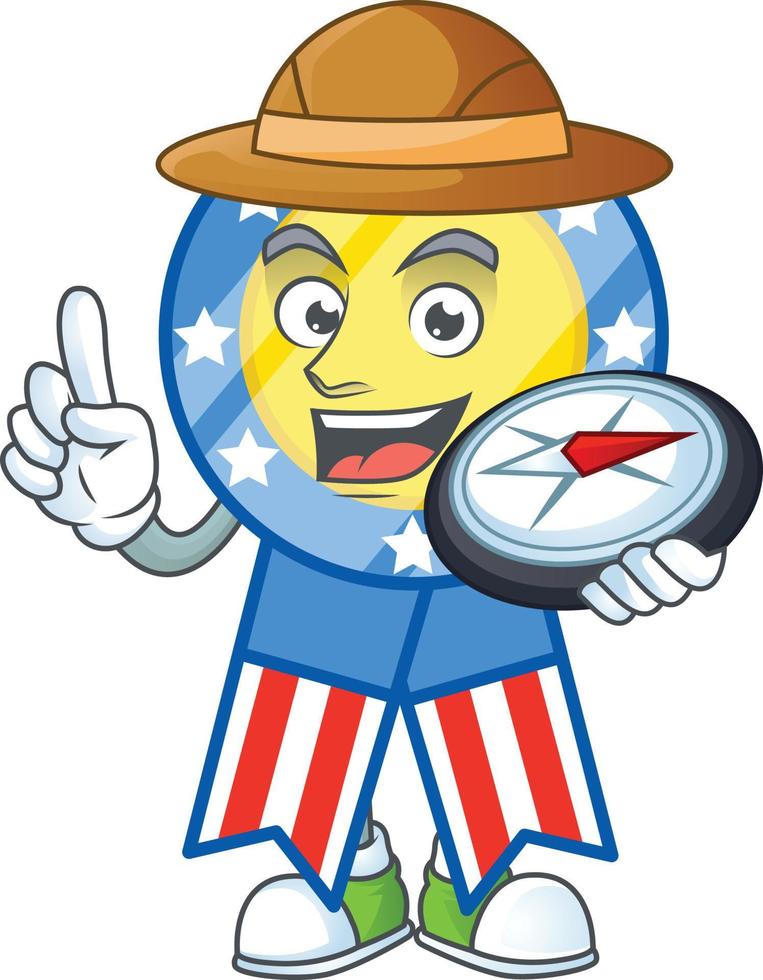 USA medal icon design vector