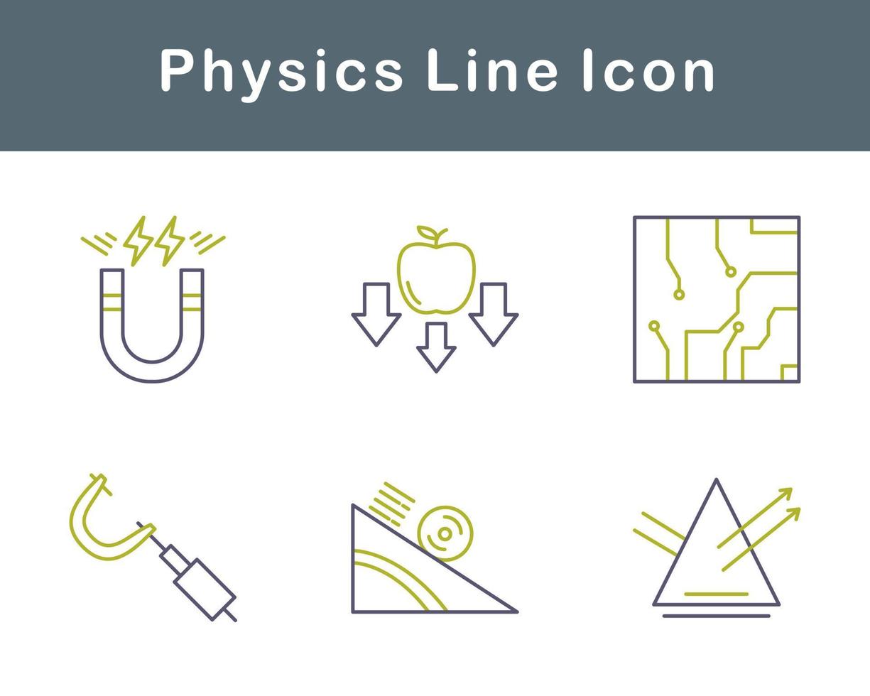 Physics Vector Icon Set