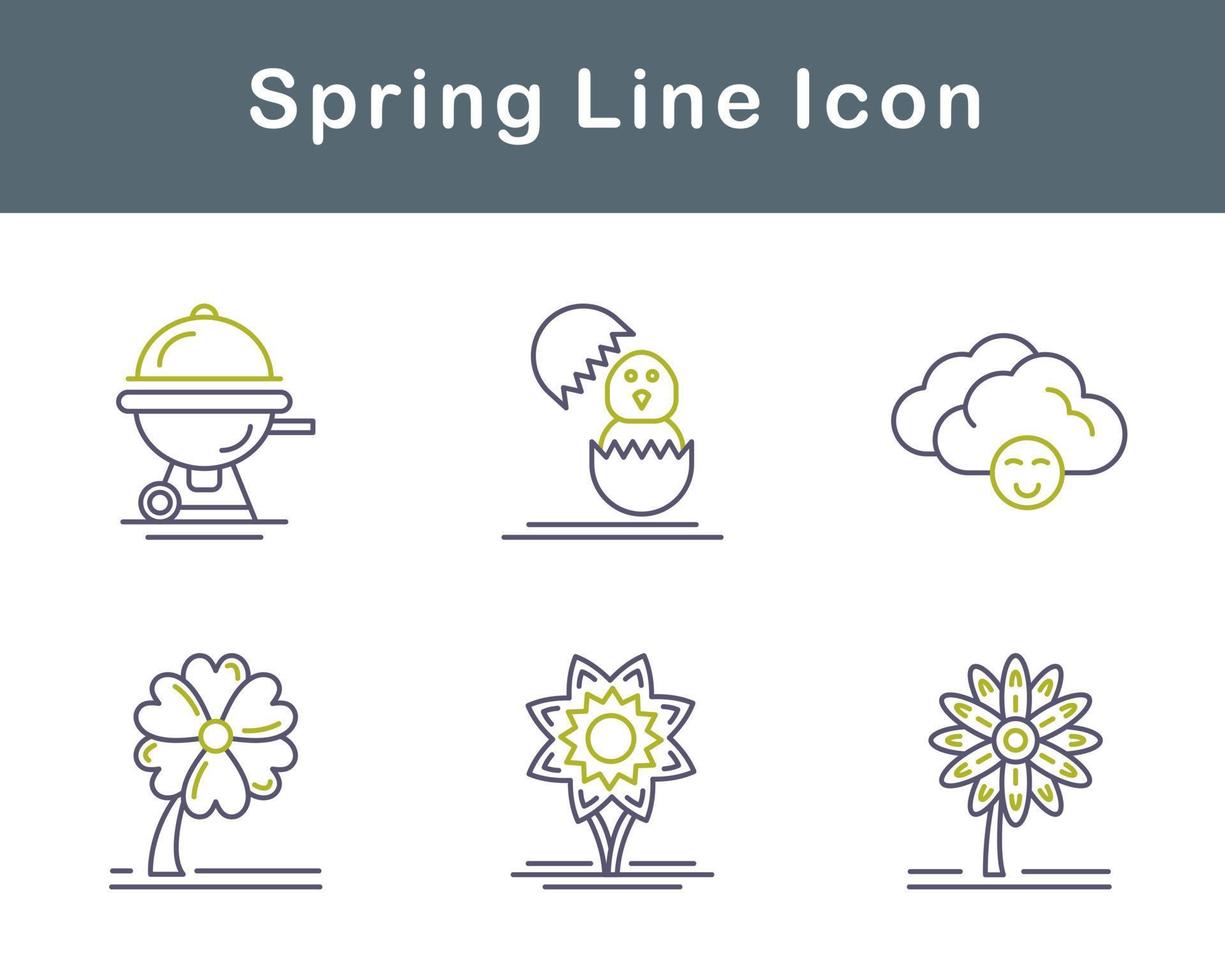 Spring Vector Icon Set