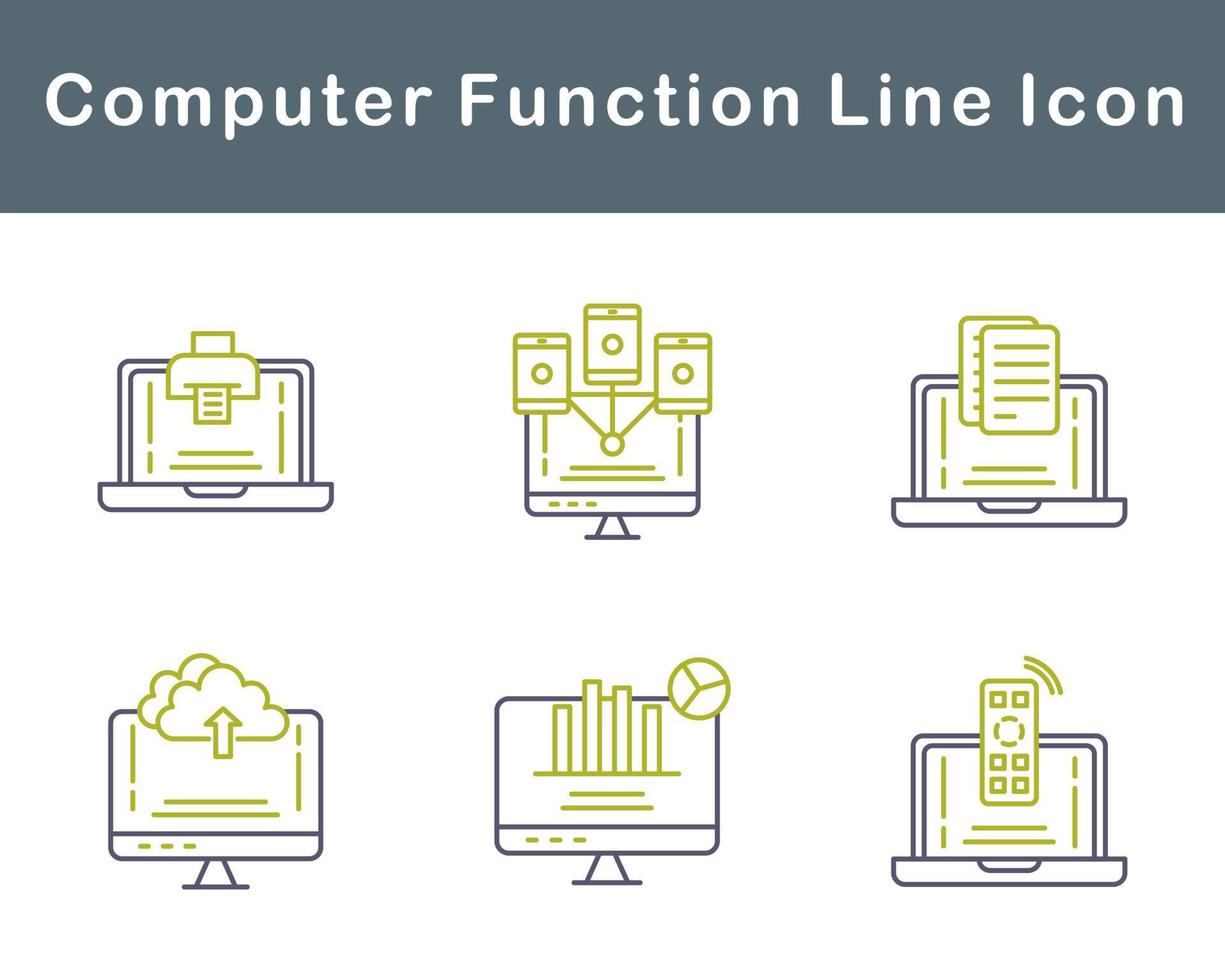 Computer Function Vector Icon Set 20708252 Vector Art at Vecteezy