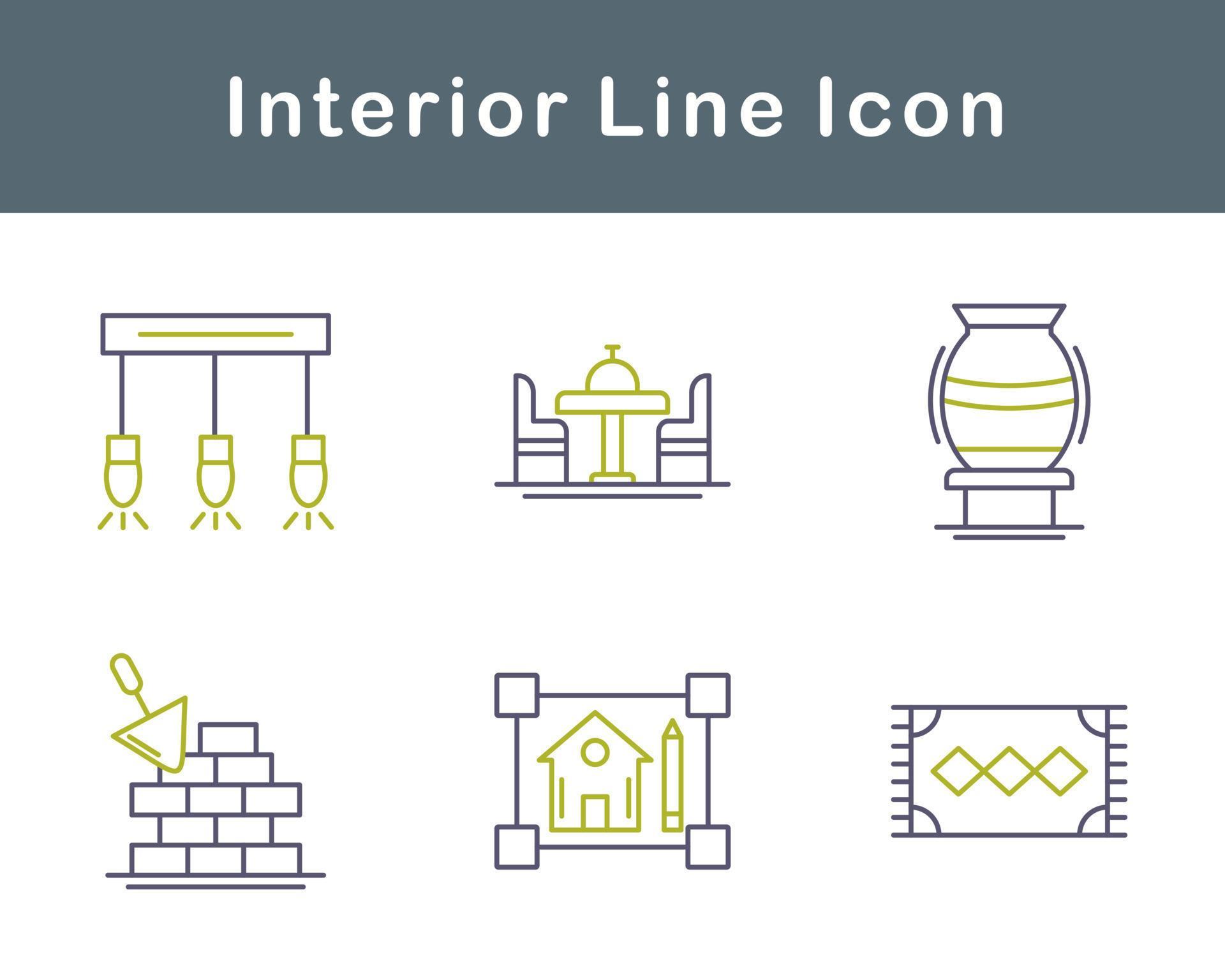 Interior Vector Icon Set 20708365 Vector Art at Vecteezy