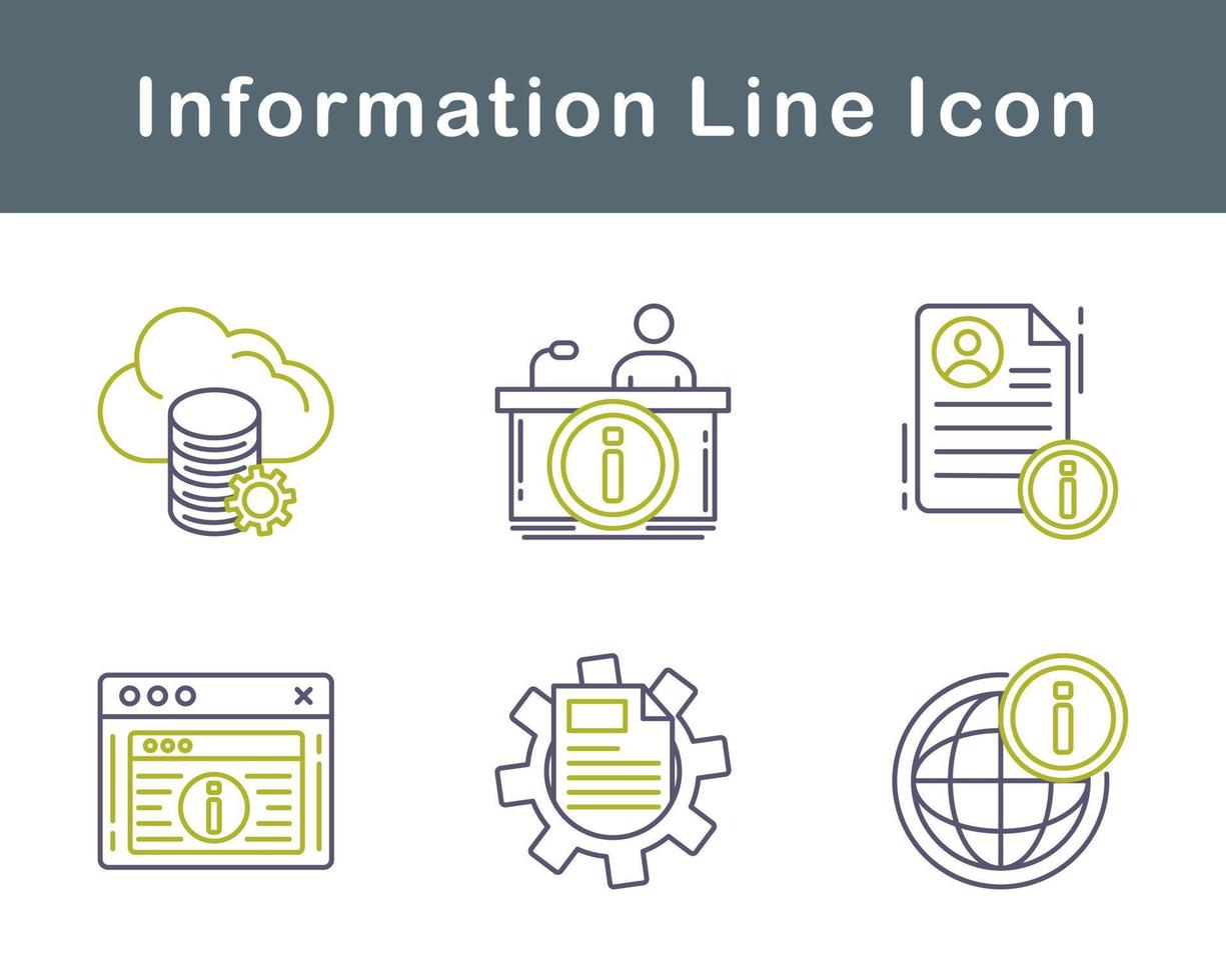 Information Vector Icon Set