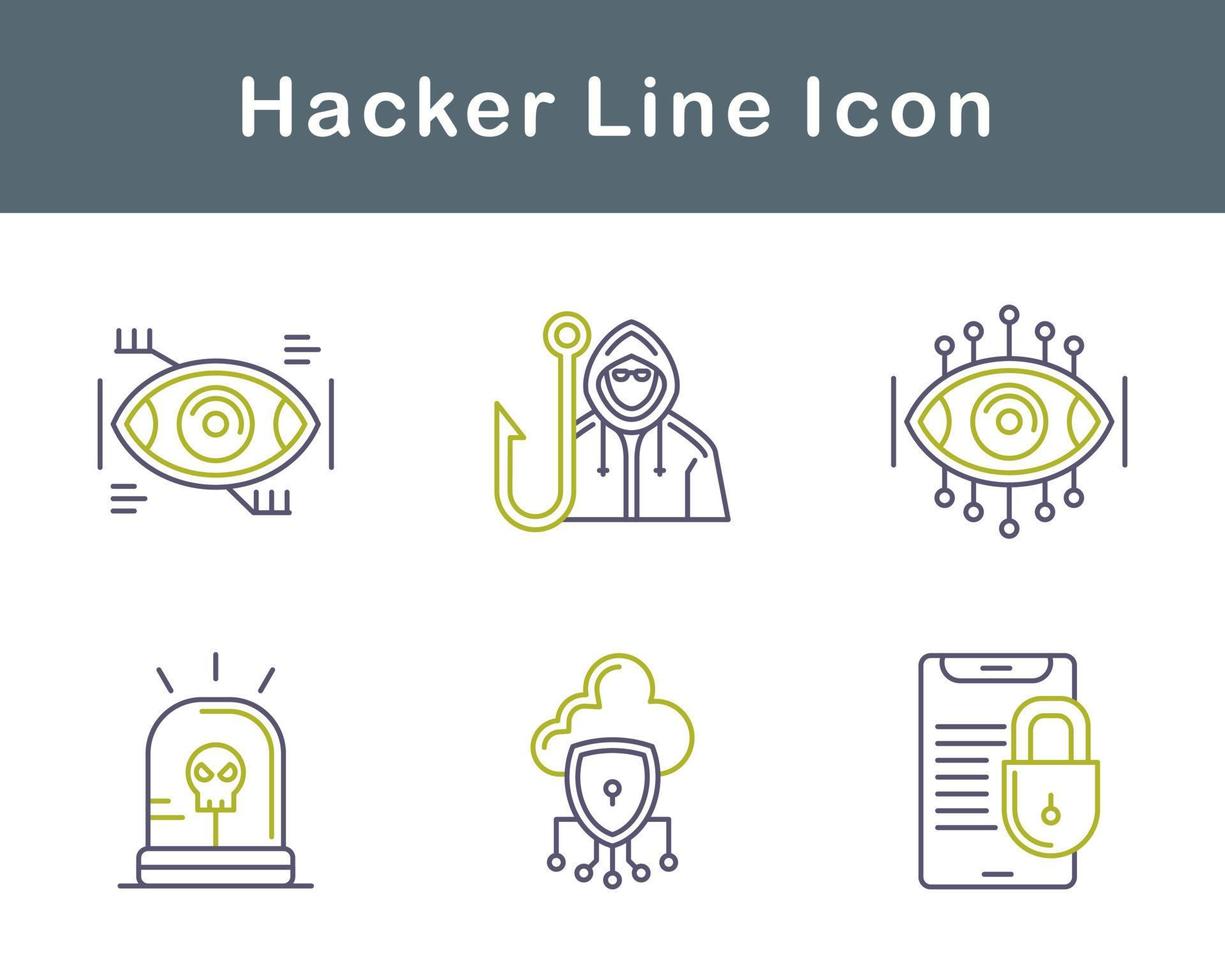 Hacker Vector Icon Set