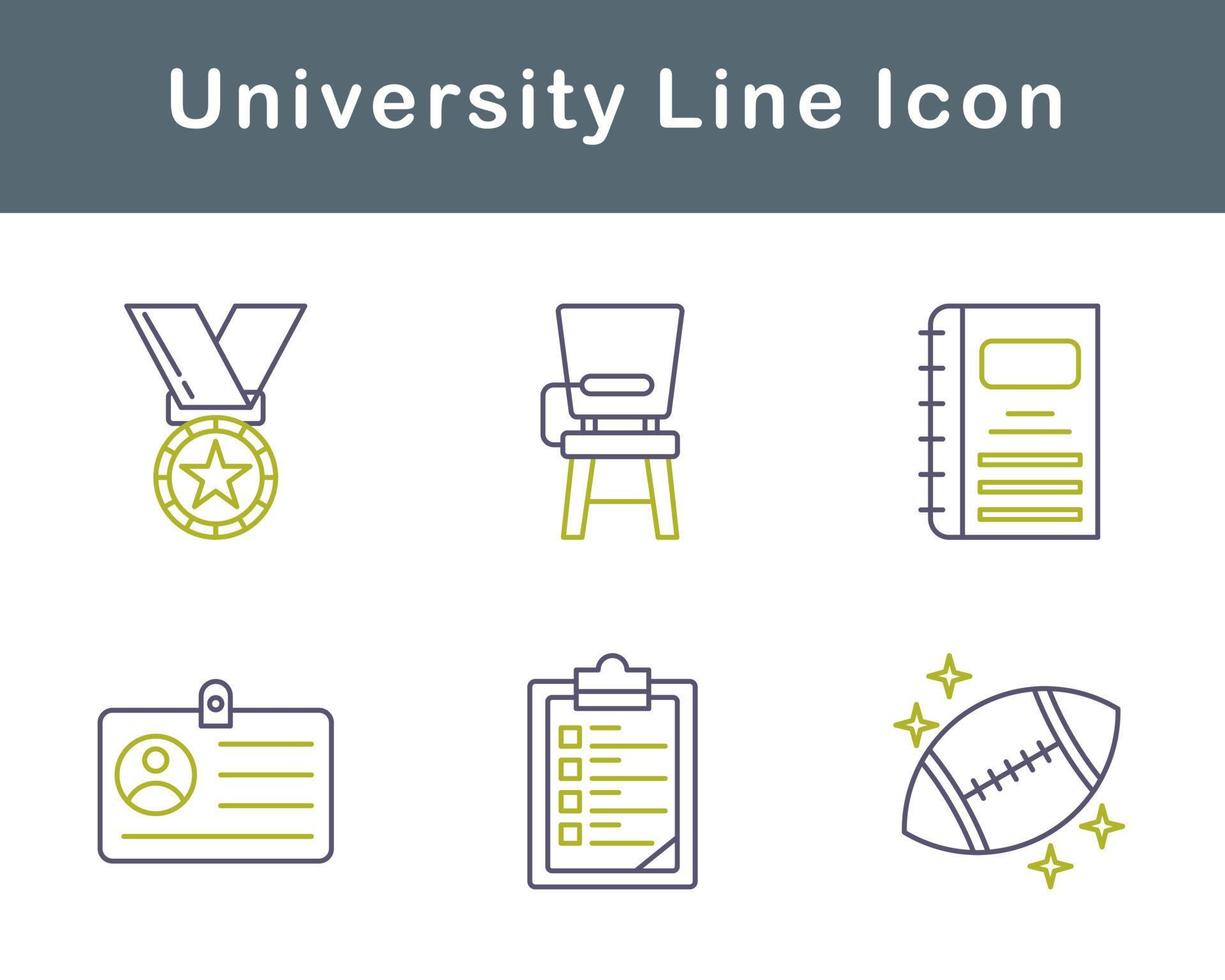 university Vector Icon Set