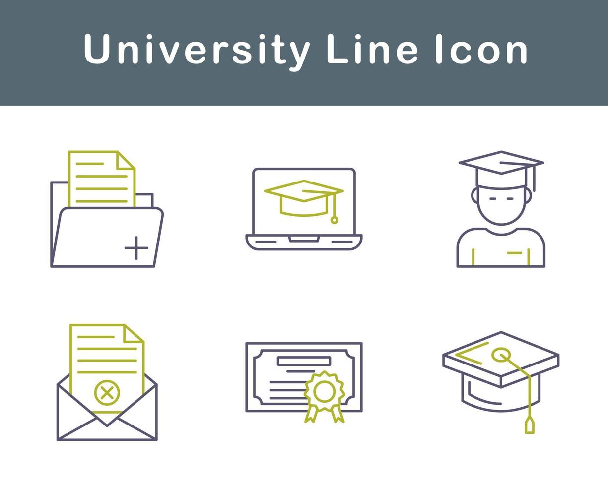 university Vector Icon Set