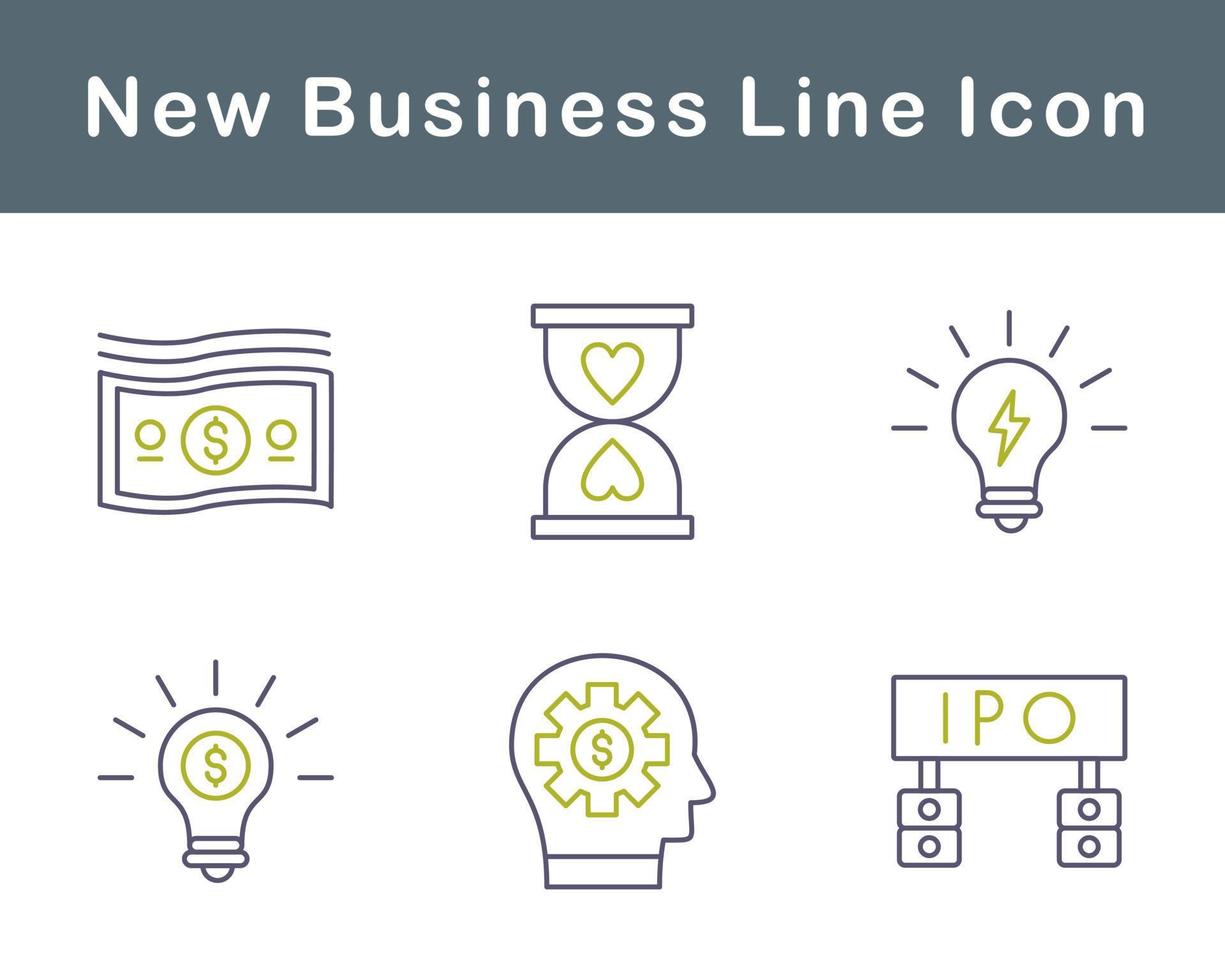 New Business Vector Icon Set