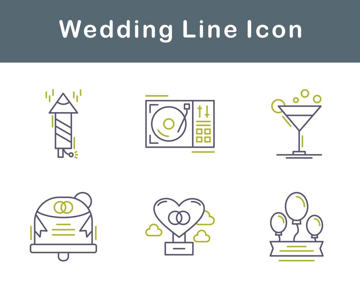 Wedding Vector Icon Set