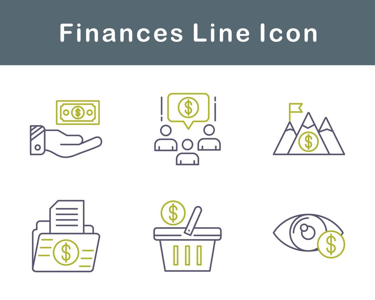Finances Vector Icon Set