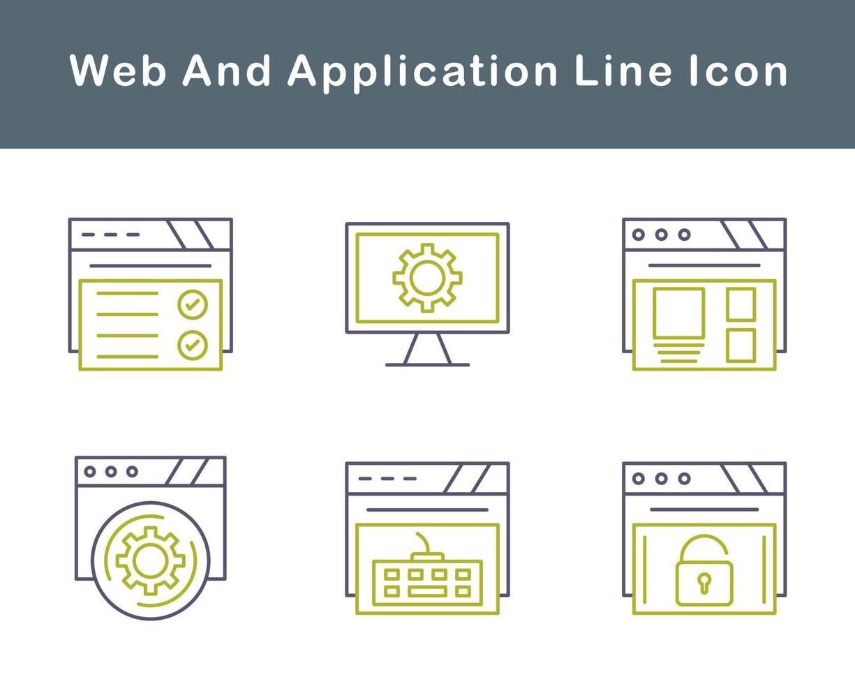 Web And Application Vector Icon Set