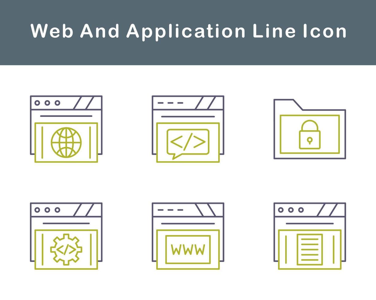 Web And Application Vector Icon Set