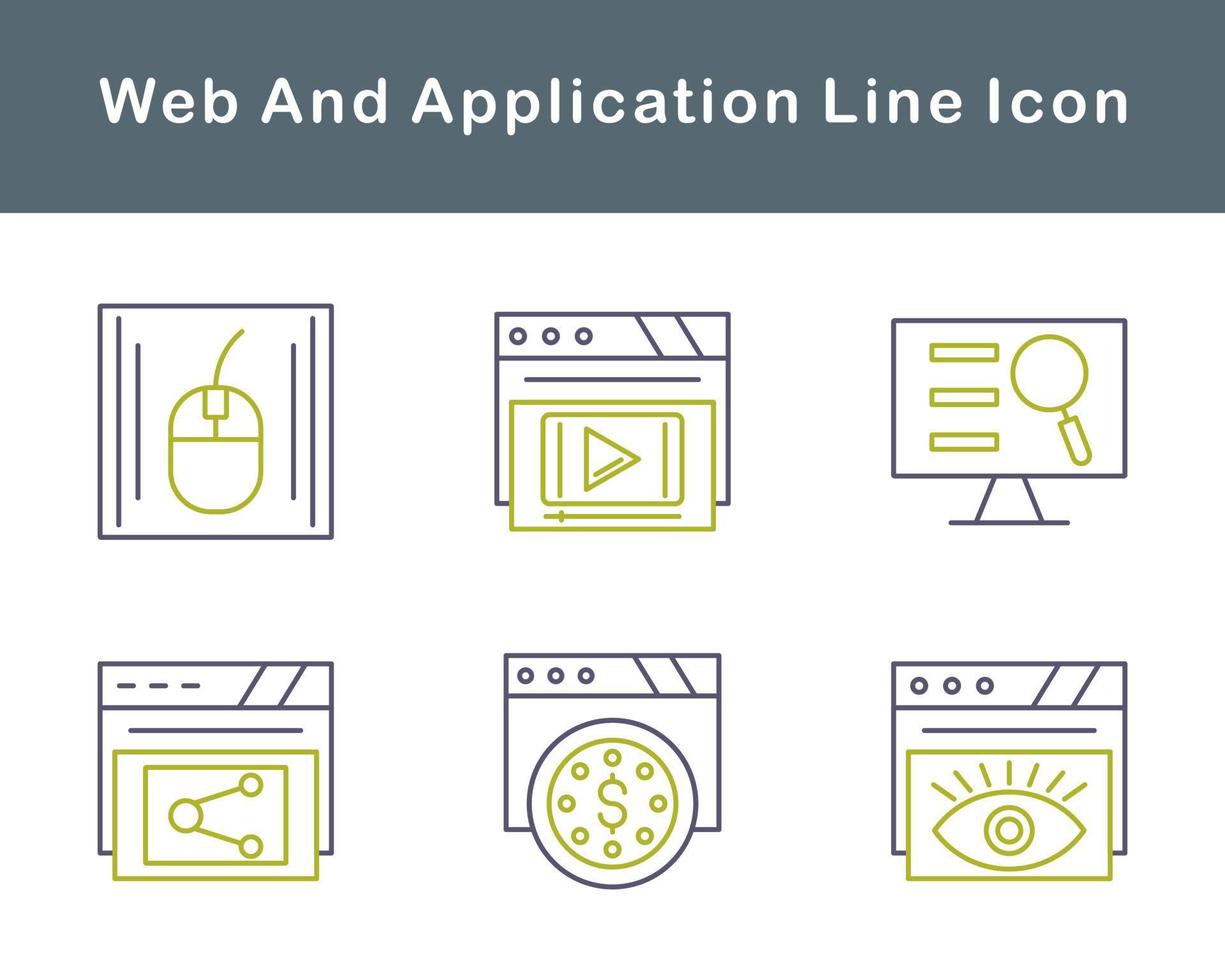 Web And Application Vector Icon Set