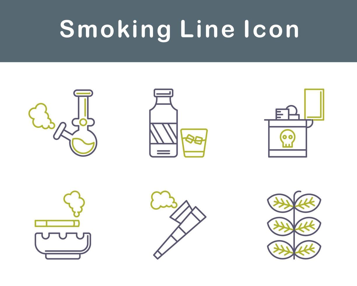 Smoking Vector Icon Set