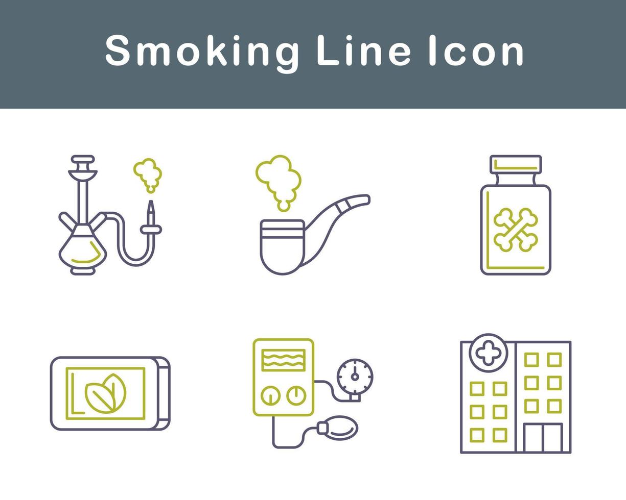 Smoking Vector Icon Set