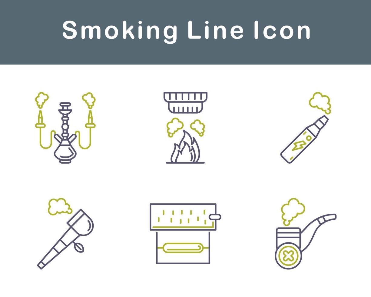 Smoking Vector Icon Set