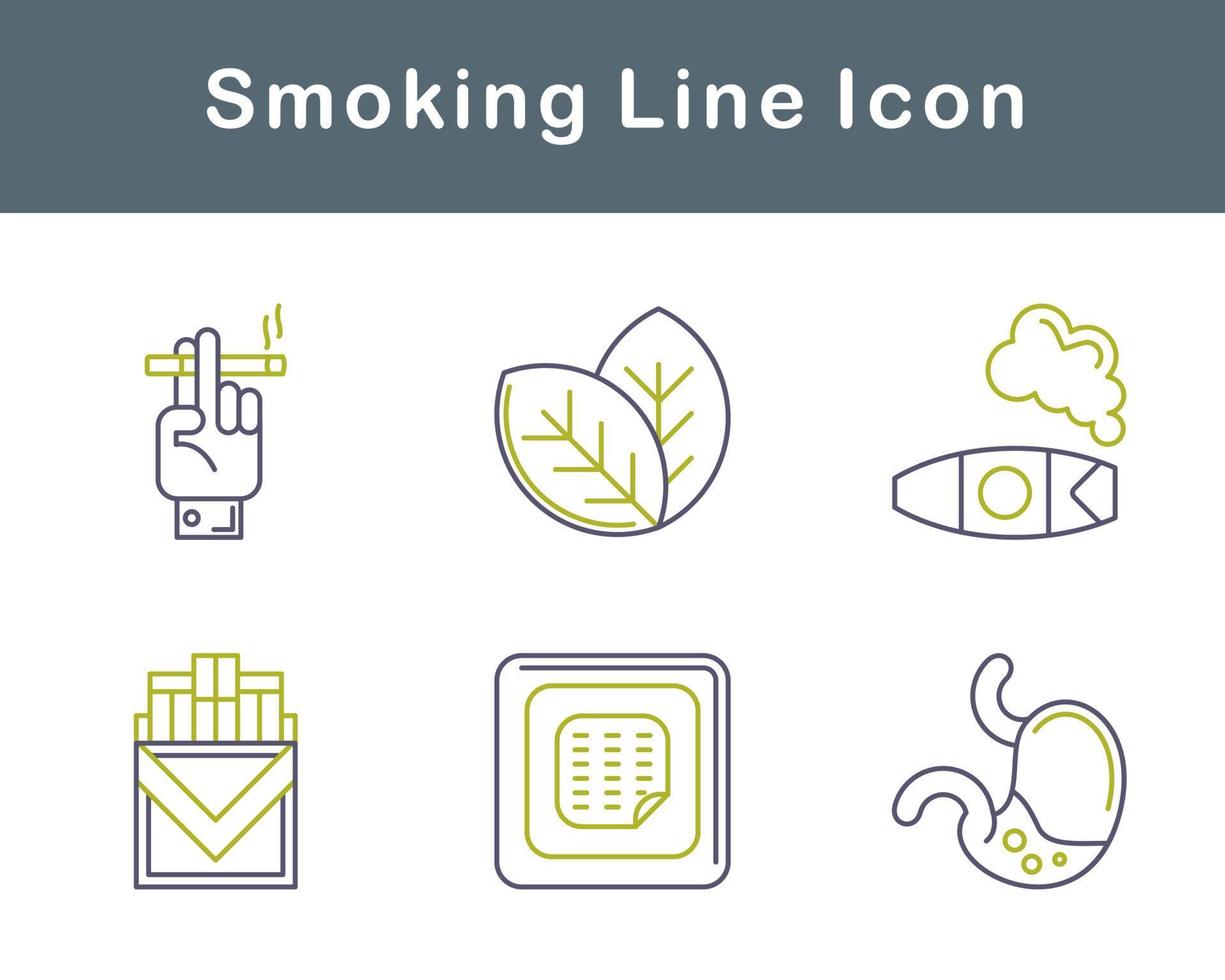 Smoking Vector Icon Set