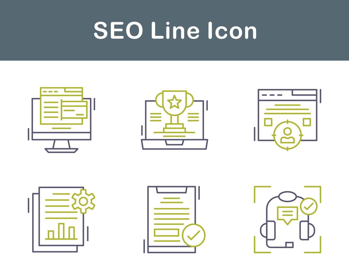 SEO Vector Icon Set