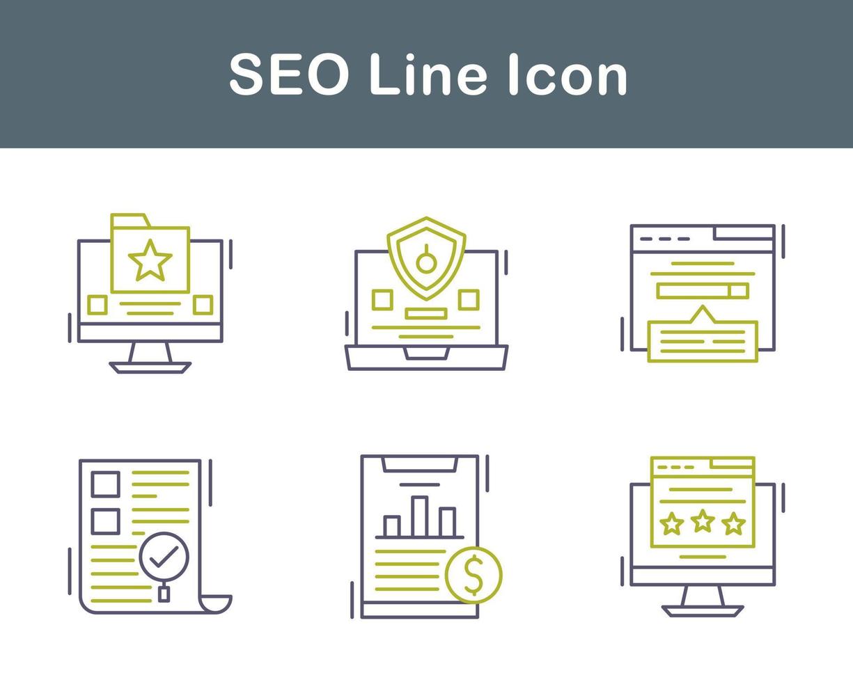 SEO Vector Icon Set