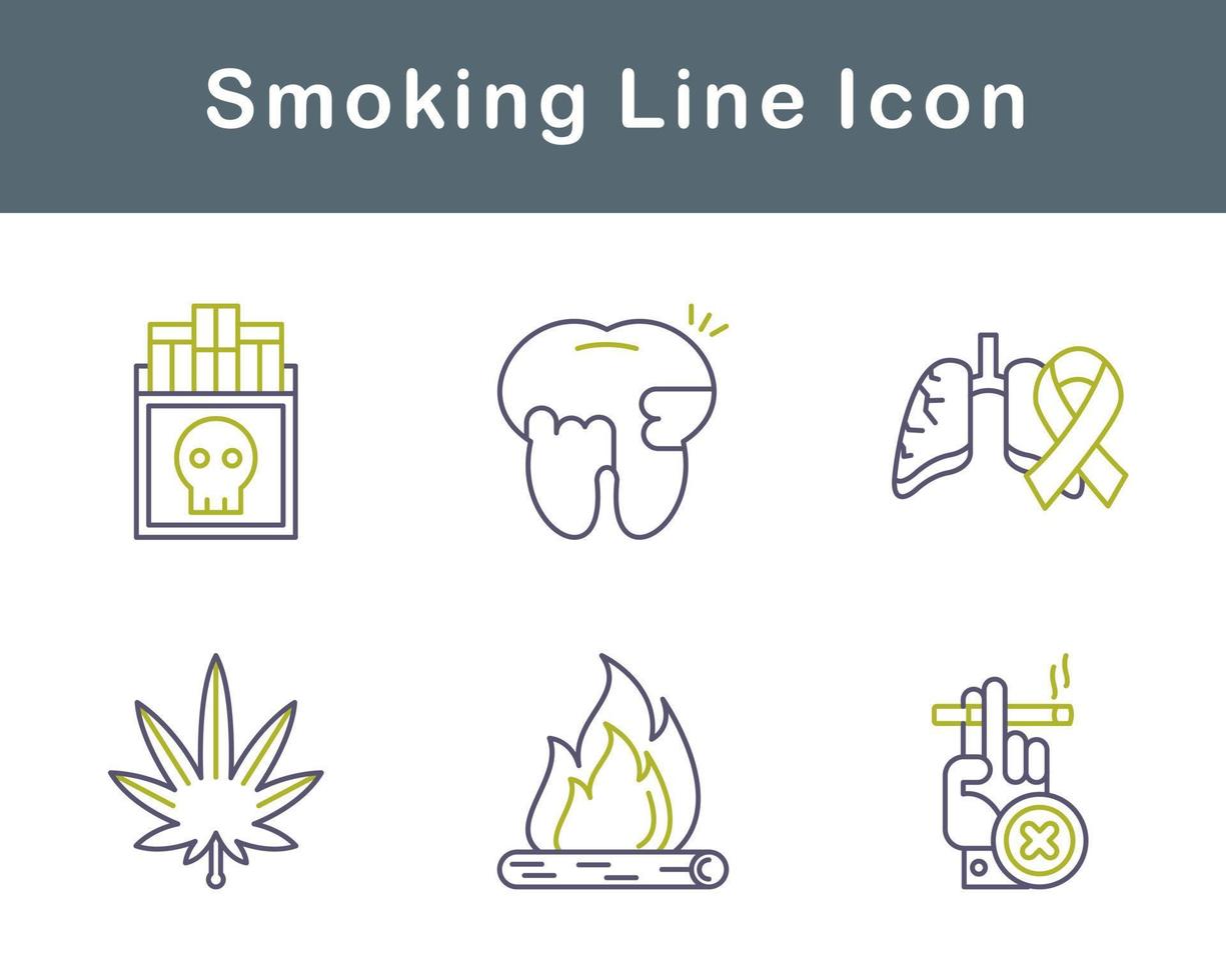 Smoking Vector Icon Set