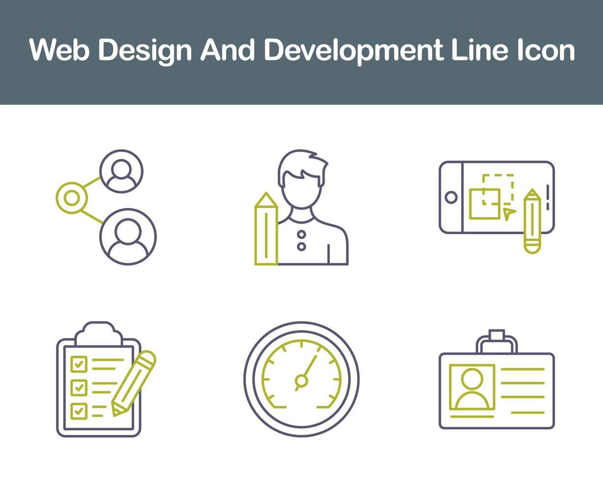 Web Design And Development Vector Icon Set